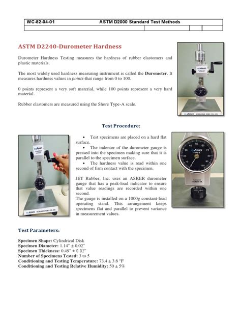 shore hardness astm d2240 pdf